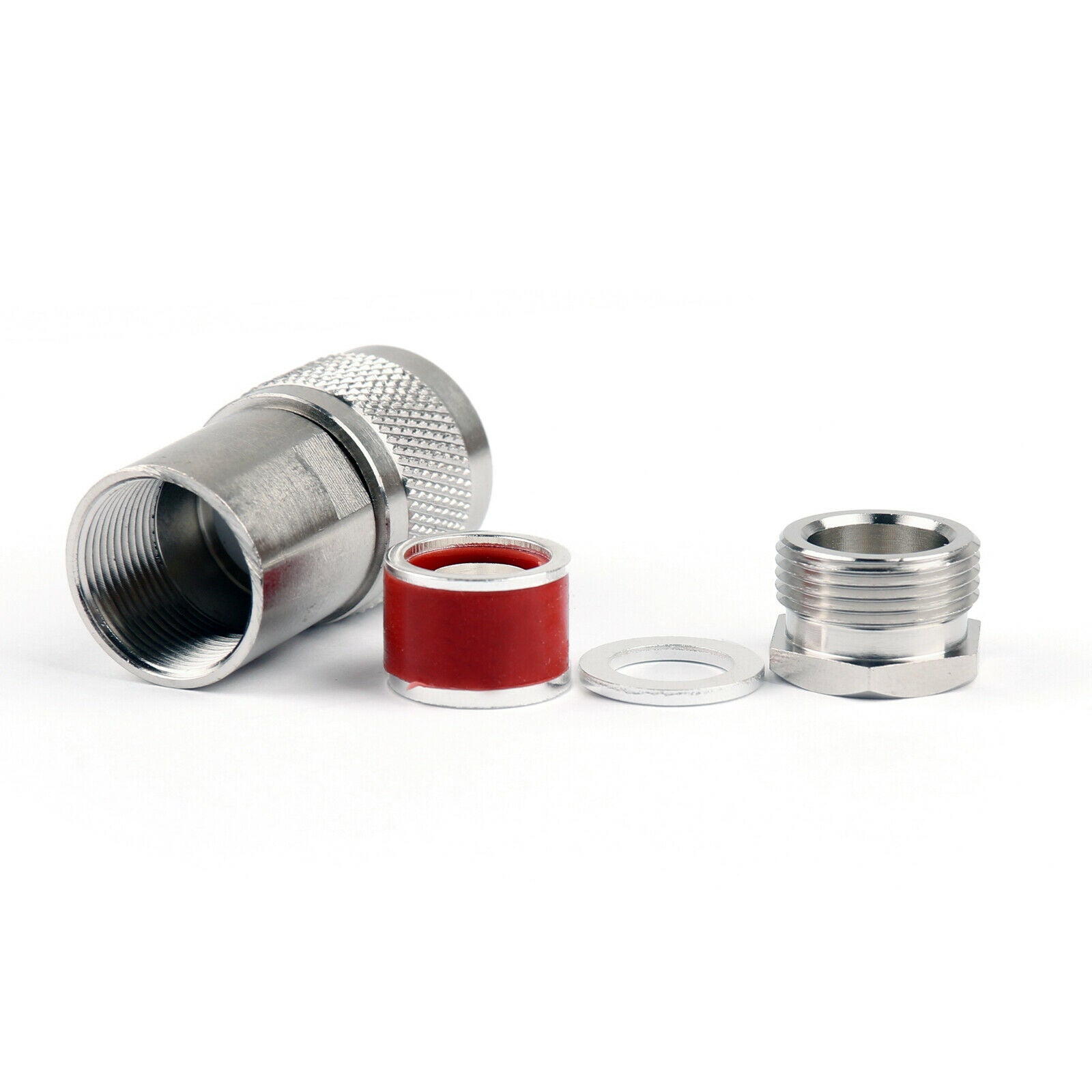 10Pcs UHF Male Clamp For RG8 RG165 RG213 LMR400 Cable RF Connector Adapter CA
