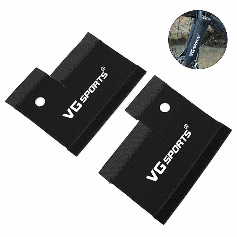 1 Pair Mountain Bike Front Fork Protective Pad Frame Wrap Cover Guard Pro.l8