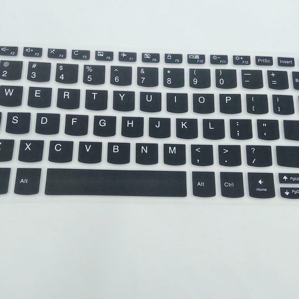 15.6'' Waterproof Keyboard Skin Film Protect Cover for Lenovo 5000 Black