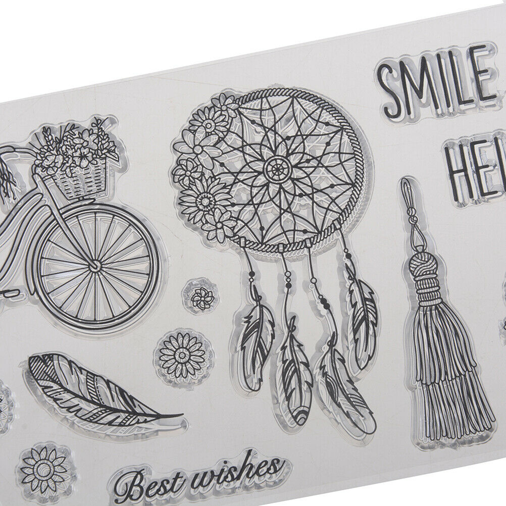 dreamcatcher transparent clear silicone stamp for diy scrapbooking photo  Hl Rf