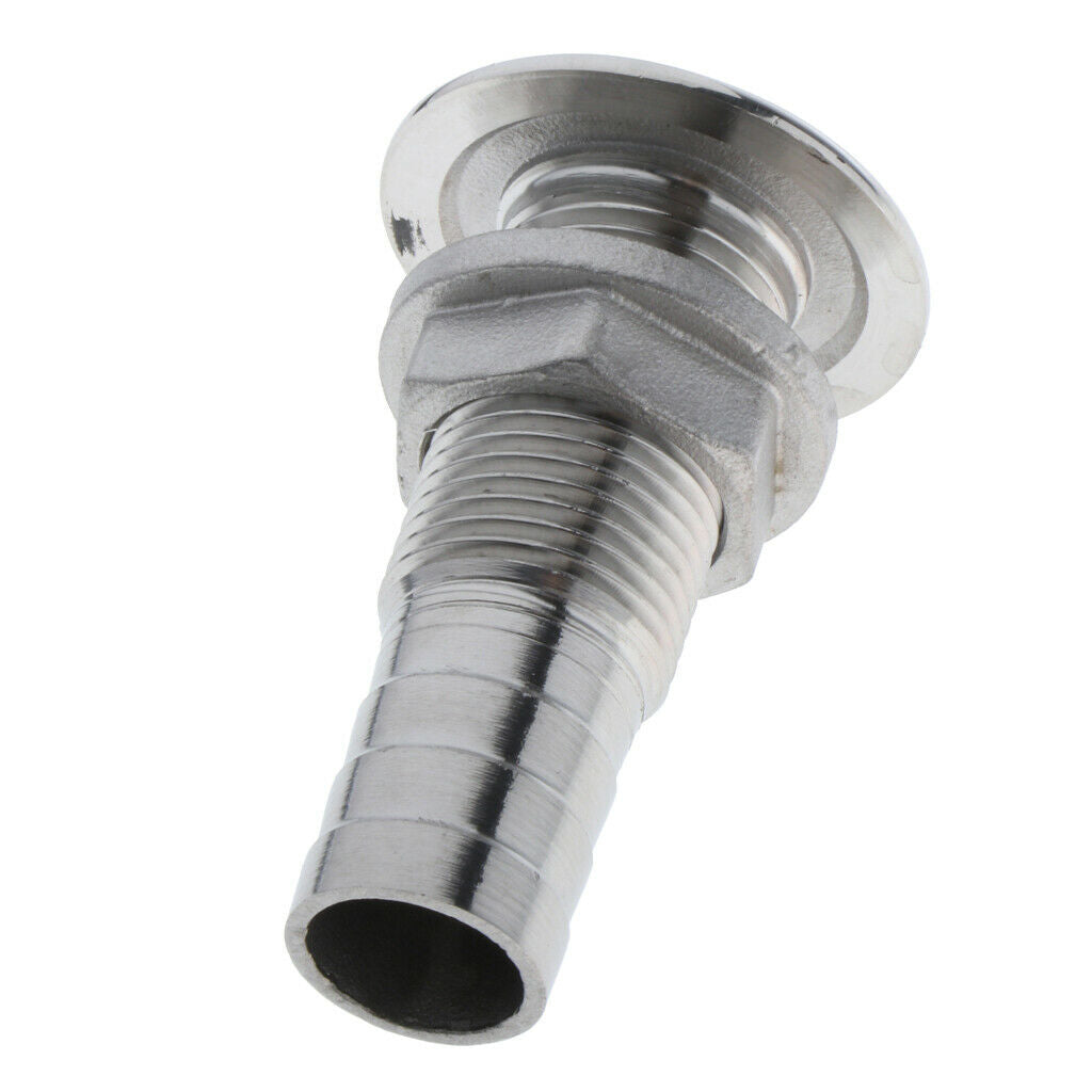 Stainless Marine Boat Thru Hull Fitting Connector for Boat Yacht 1/2 Inch