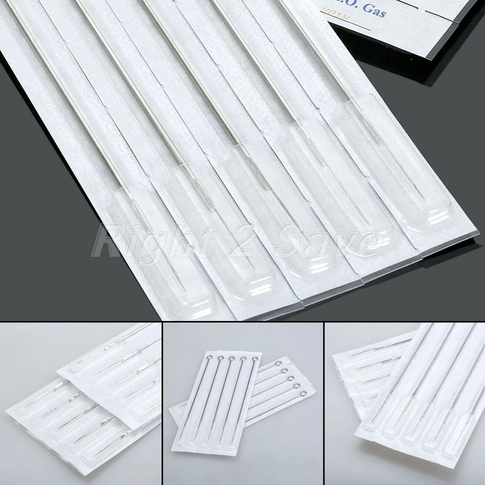 10pcs 3RL Tattoo Needles Body Art Disposable Sterilze Blade Stainless Steel
