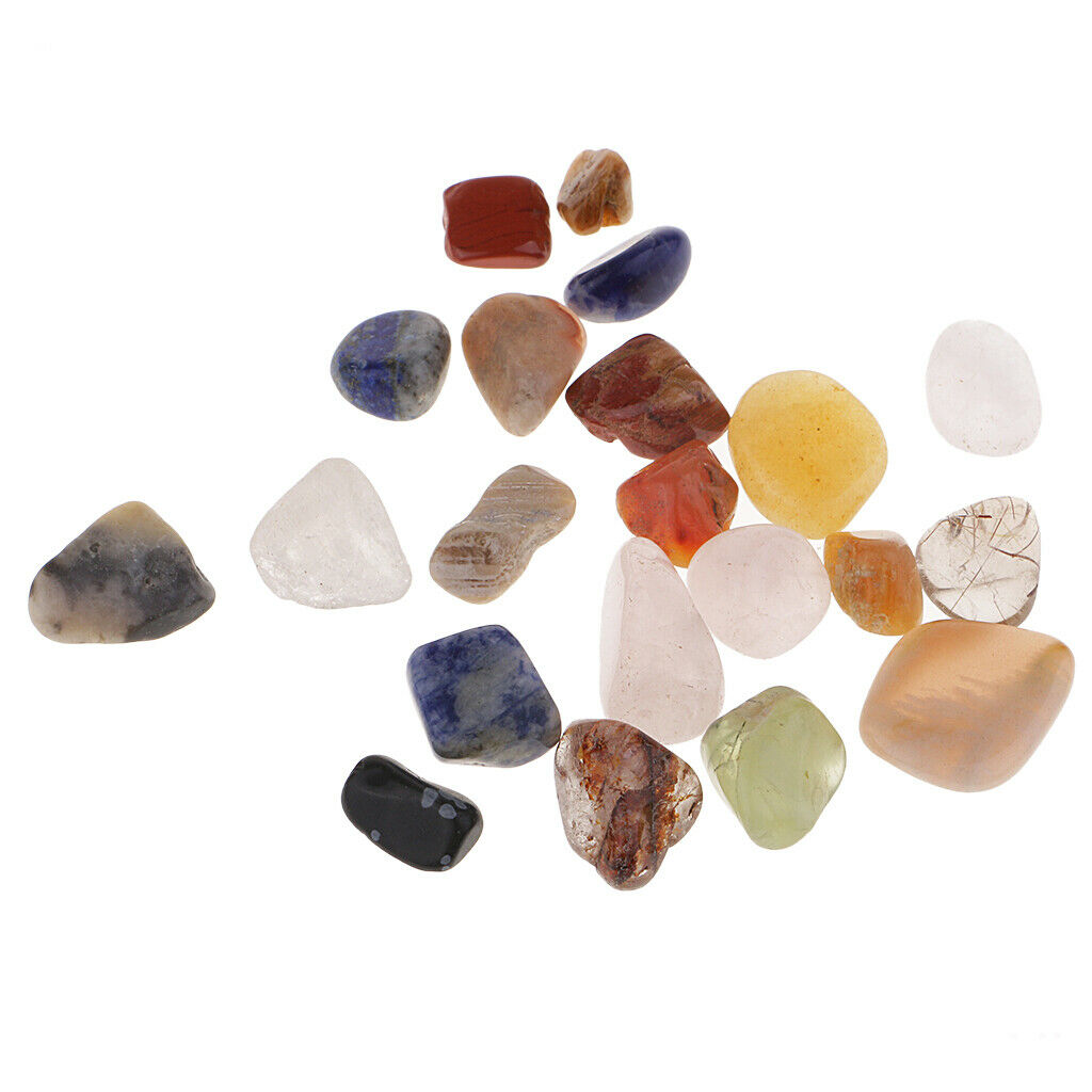 1 Piece Pattern Collection Box (21 Pieces Crystal Stones) For Terrarium Aquarium
