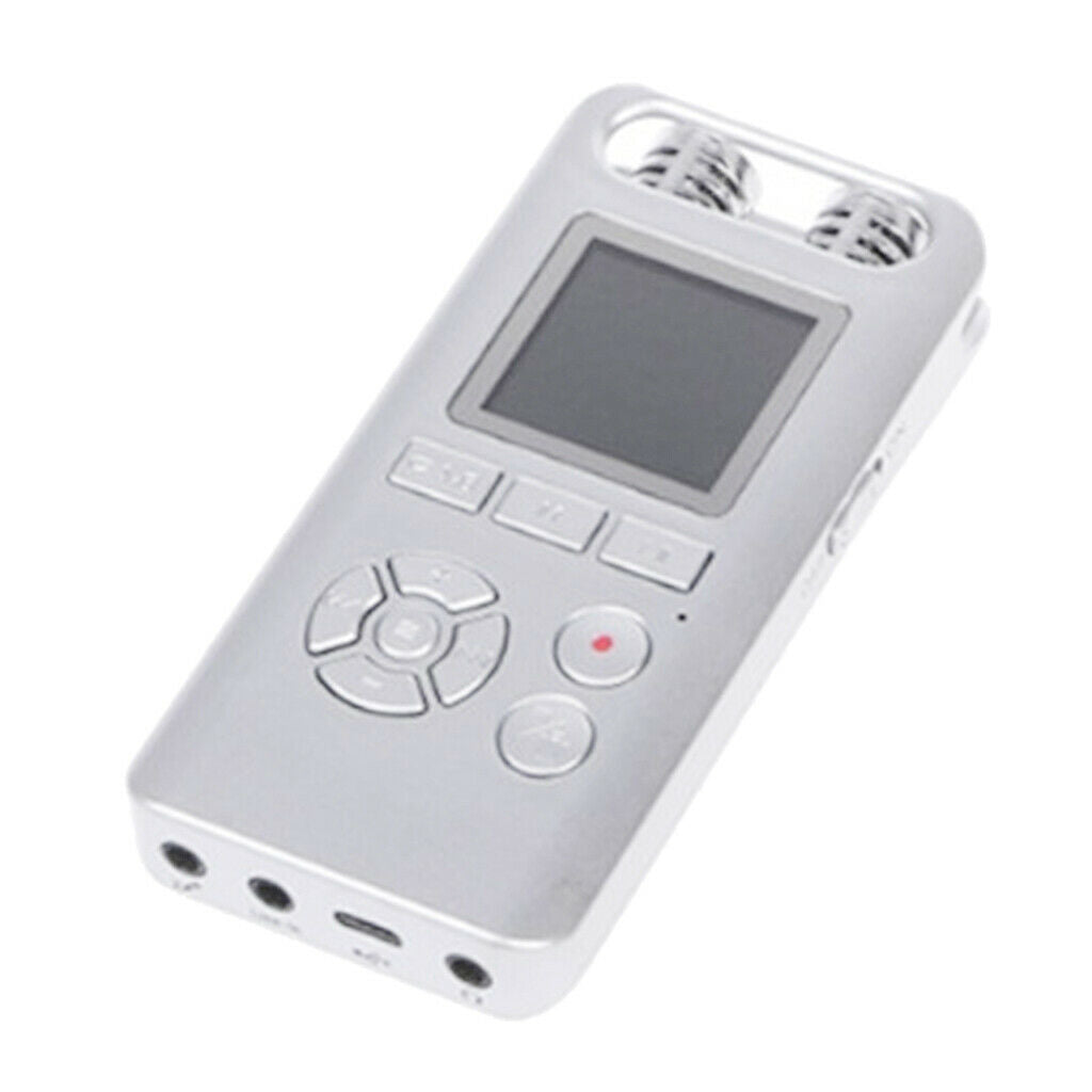 Digital Sound Voice Recorder 8GB Rechargeable Dictaphone MP3 Player Record
