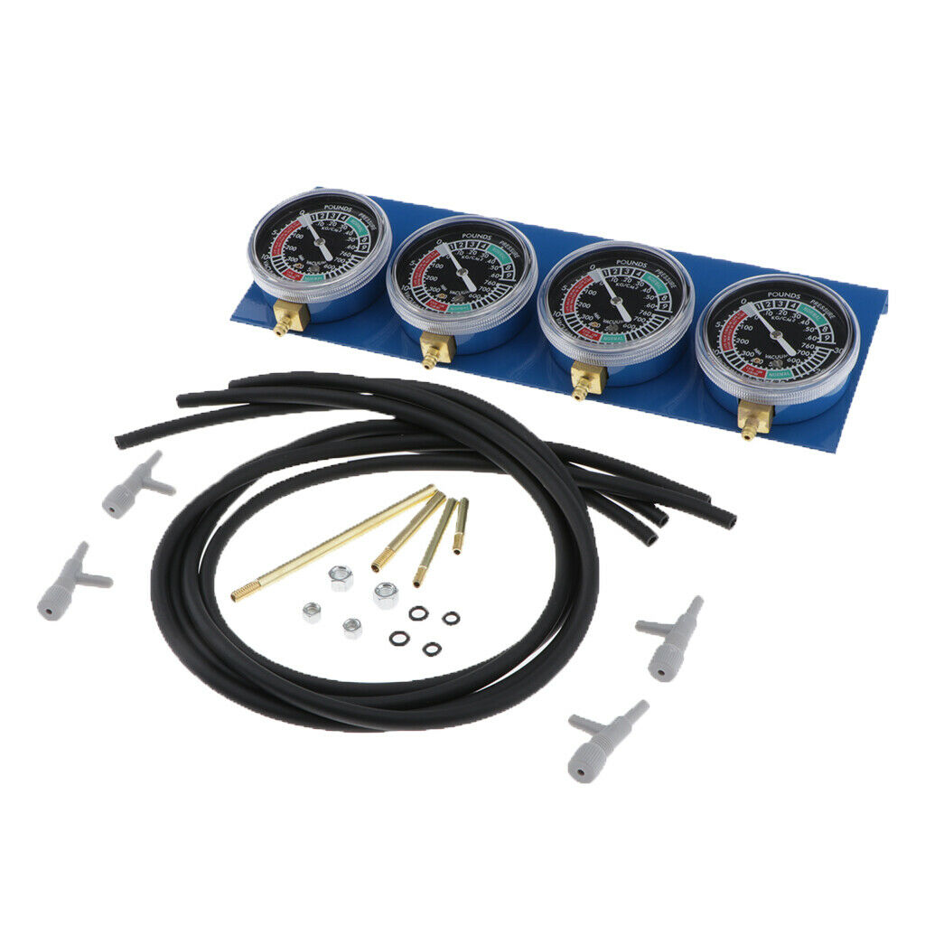 1pcs Fuel Vacuum Carburetor Balancer Synchronizer Gauge 4 Cyl for Motorcycle