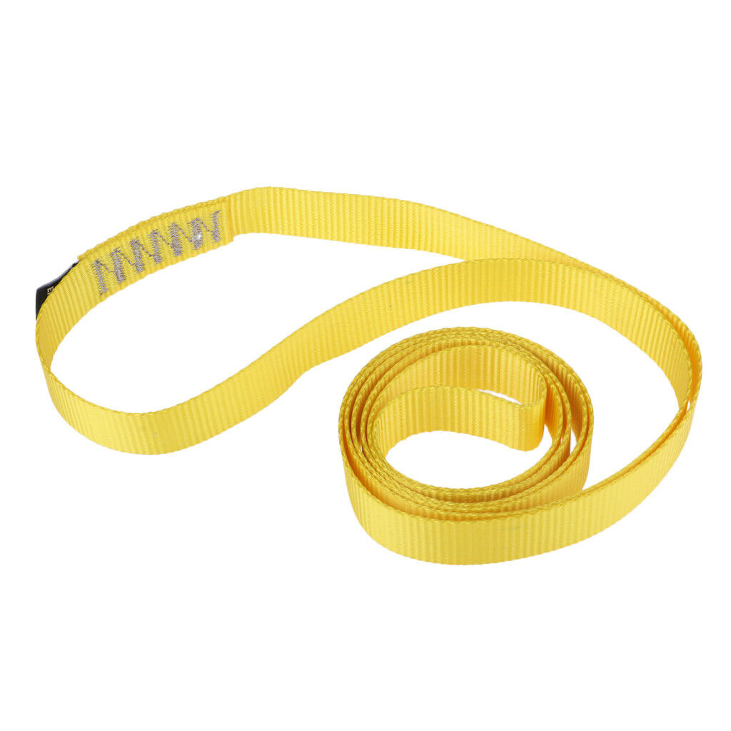 2pcs Climbing Sling 35KN 120cm Nylon Sling Runner Strap Safety Equipment
