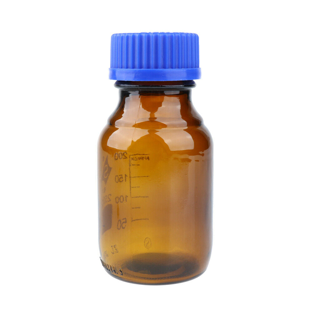 2 Pieces Borosilicate Glass Liquid Graduated Bottle, 250mL Graduated Tumbler