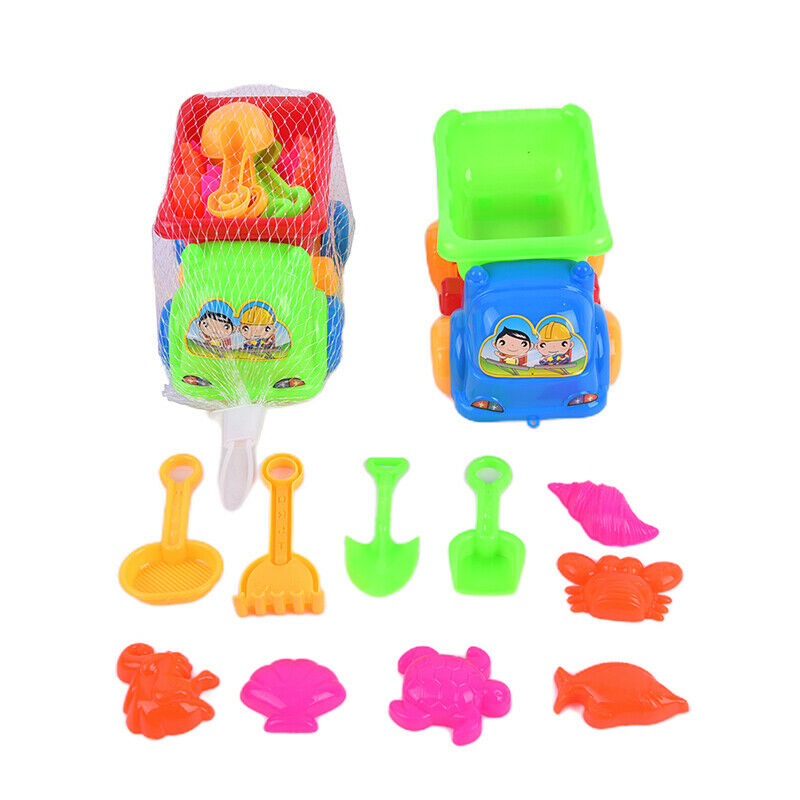 New 11 Pieces Set Small Beach Toys Summer Play house car Kids Baby Child .l8