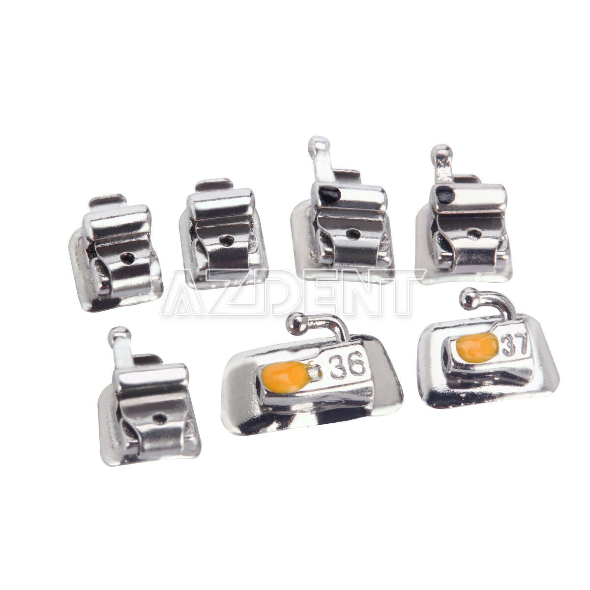 10 X Orthodontic Dental Active Self-ligating Bracket Braces Roth.022 3-4-5 Hooks