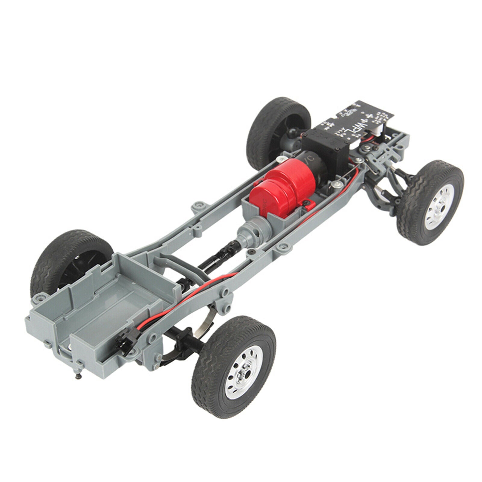 For WPL D12 RC Car Truck Part Full Metal Gearbox w/ 370 Brush Motor Upgrade Kits