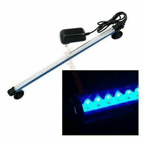 Aquarium Fish Tank Waterproof Blue 42LED Bar Submersible Strip 220V