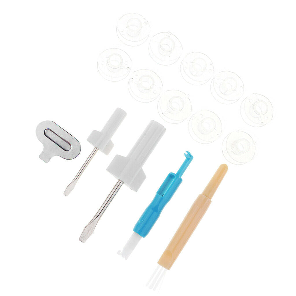 Sewing Machines  Threader Screwdriver Bobbins And Storage Box for DIY