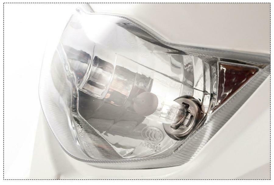 White Motorcycle Hi/Lo Beam Headlight Kit Fit For Most Enduro And Supermoto Bike