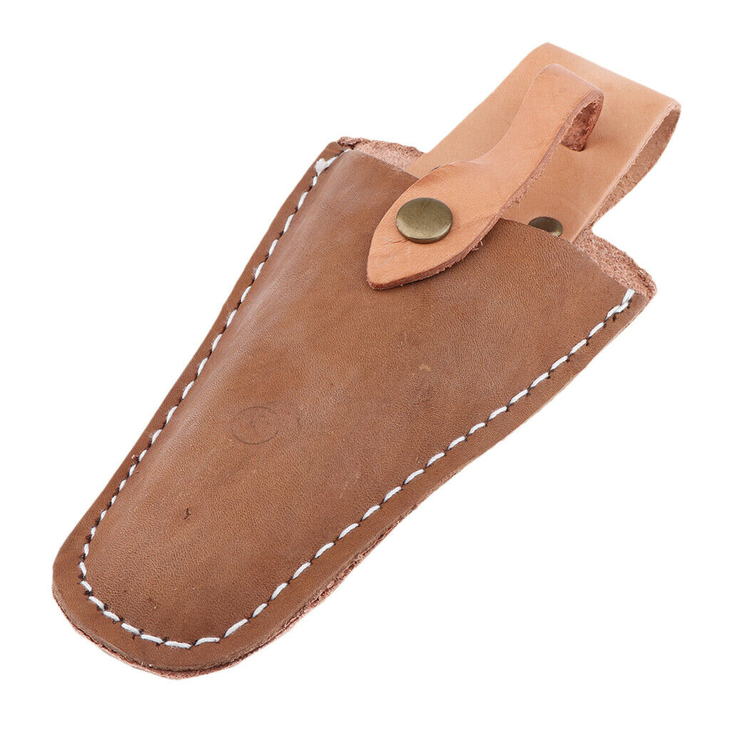 Gardening Pruner Shears Sheath Premium PU Leather Protective Case Cover 20cm