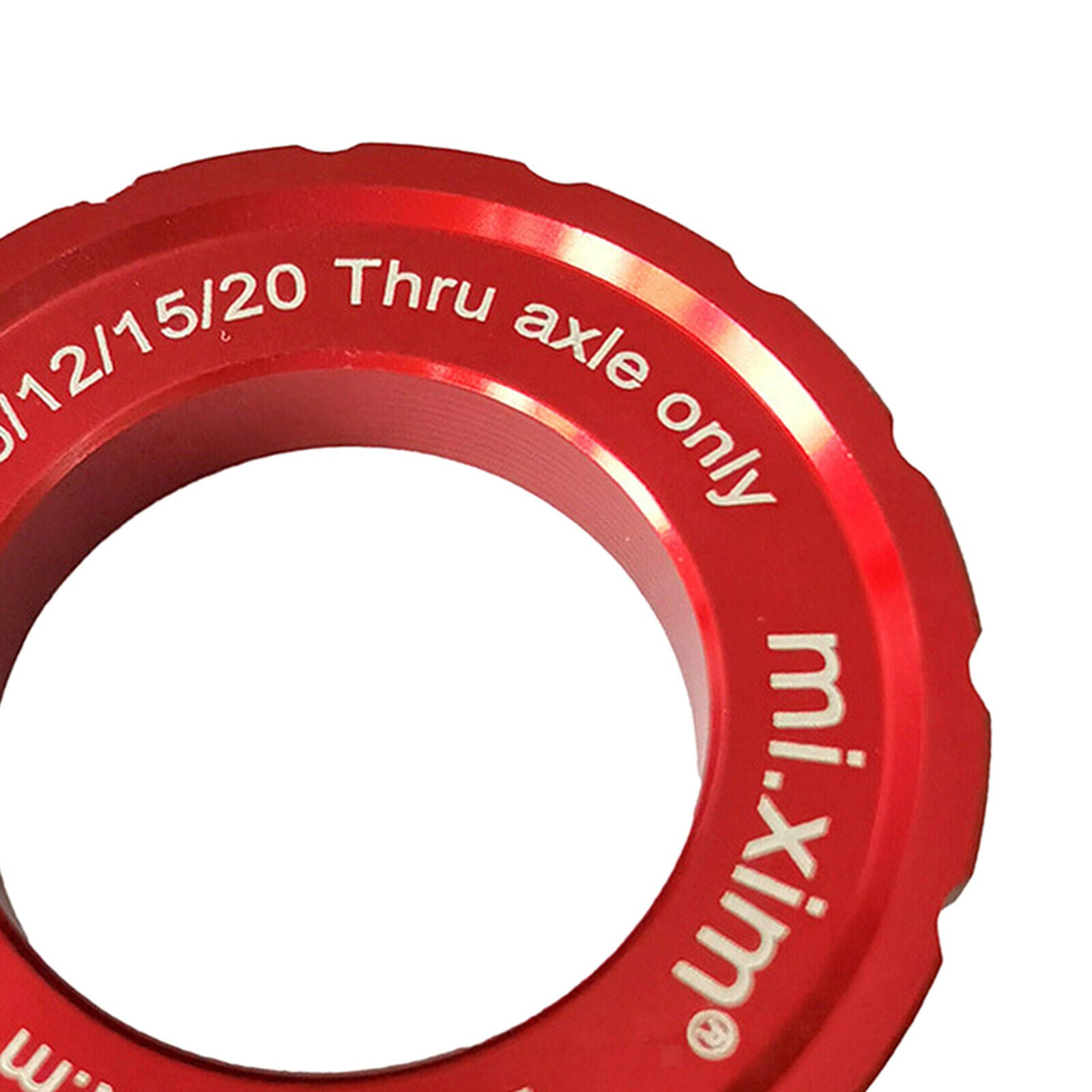 Bike Disc Brake Centerlock Disc to 6-Bolt Lockring Alloy Red