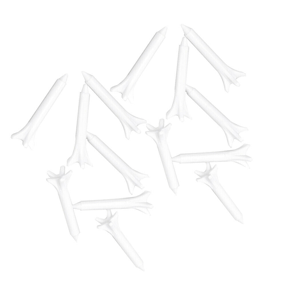 Pack Of 100 Plastic Claw Crown Golf Tees 38mm ( 1 1/2 Inch) Golfer Accessory