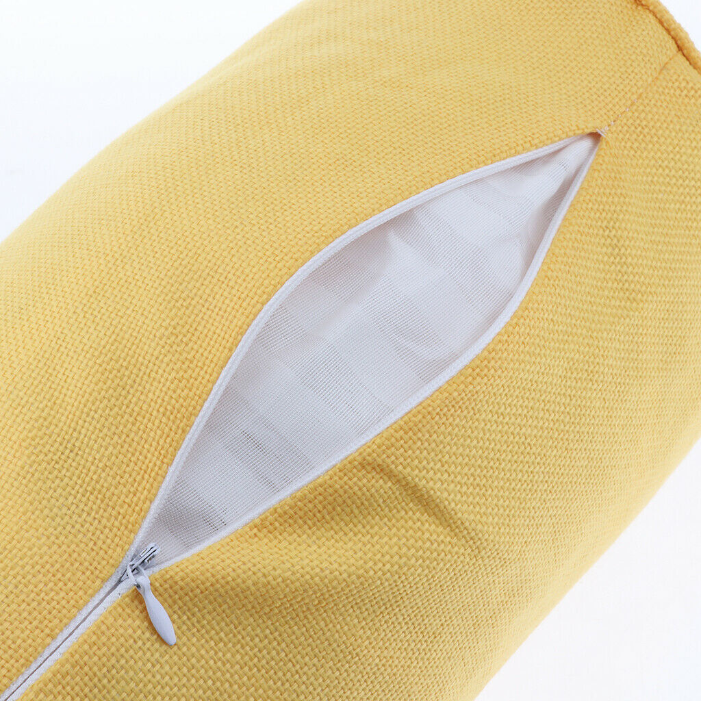 2cs Breathable Car Neck Pillow, Soft Cervical Round Roll Bolster Headrest