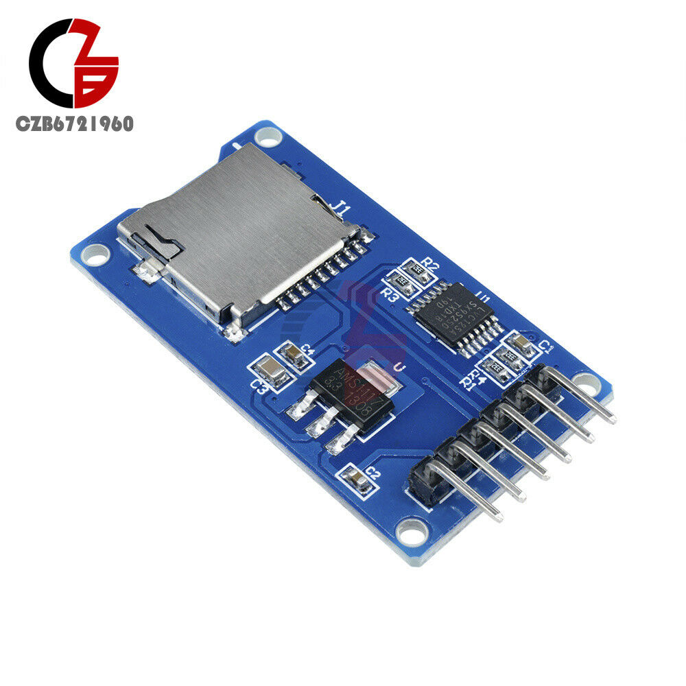 10PCS Mciro SD TF Card Memory Shield Module Storage Board 3.3V SPI for Arduino