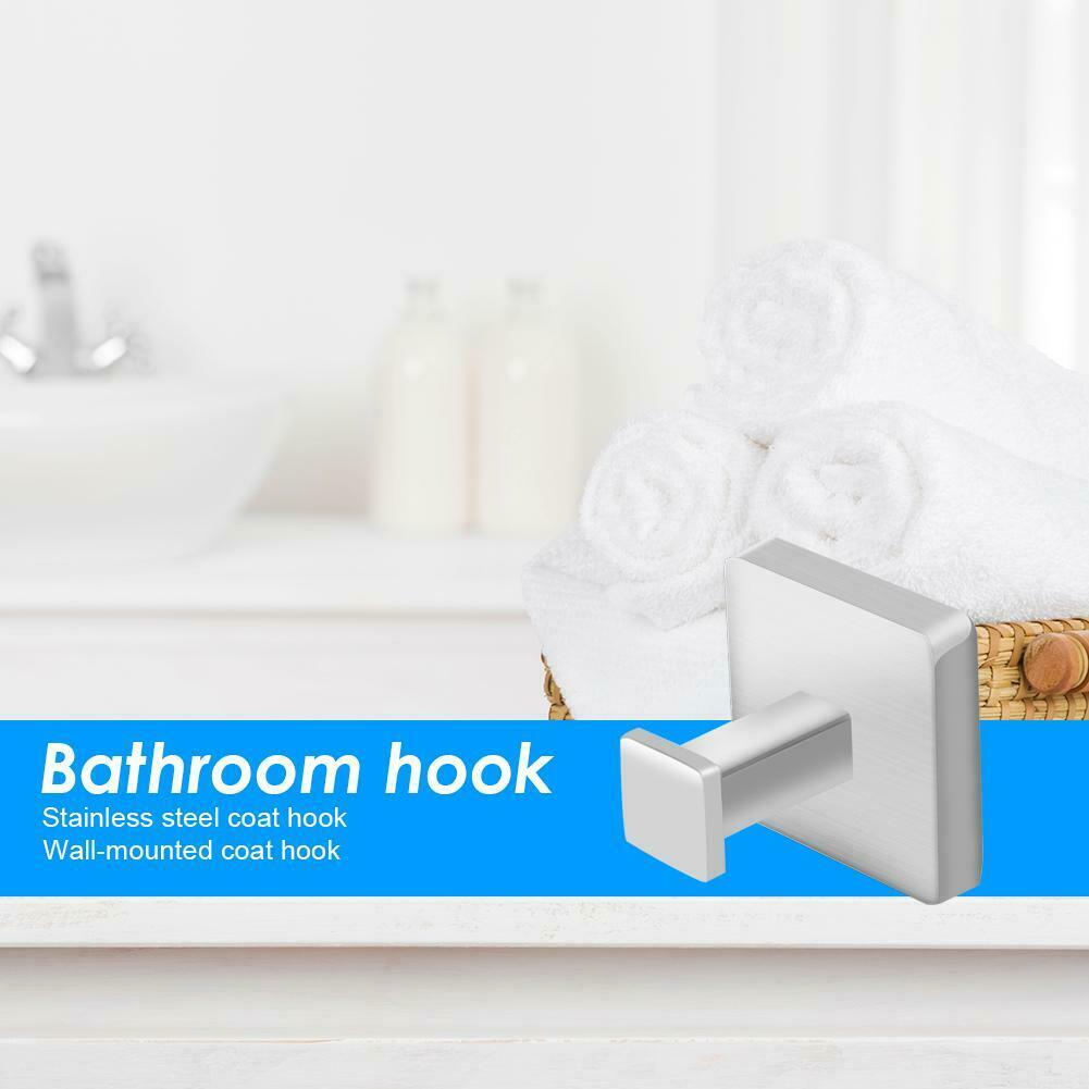 Punching Wall Hook Hanger Clothes Coats Hats Bags Towels Organizer Hook @