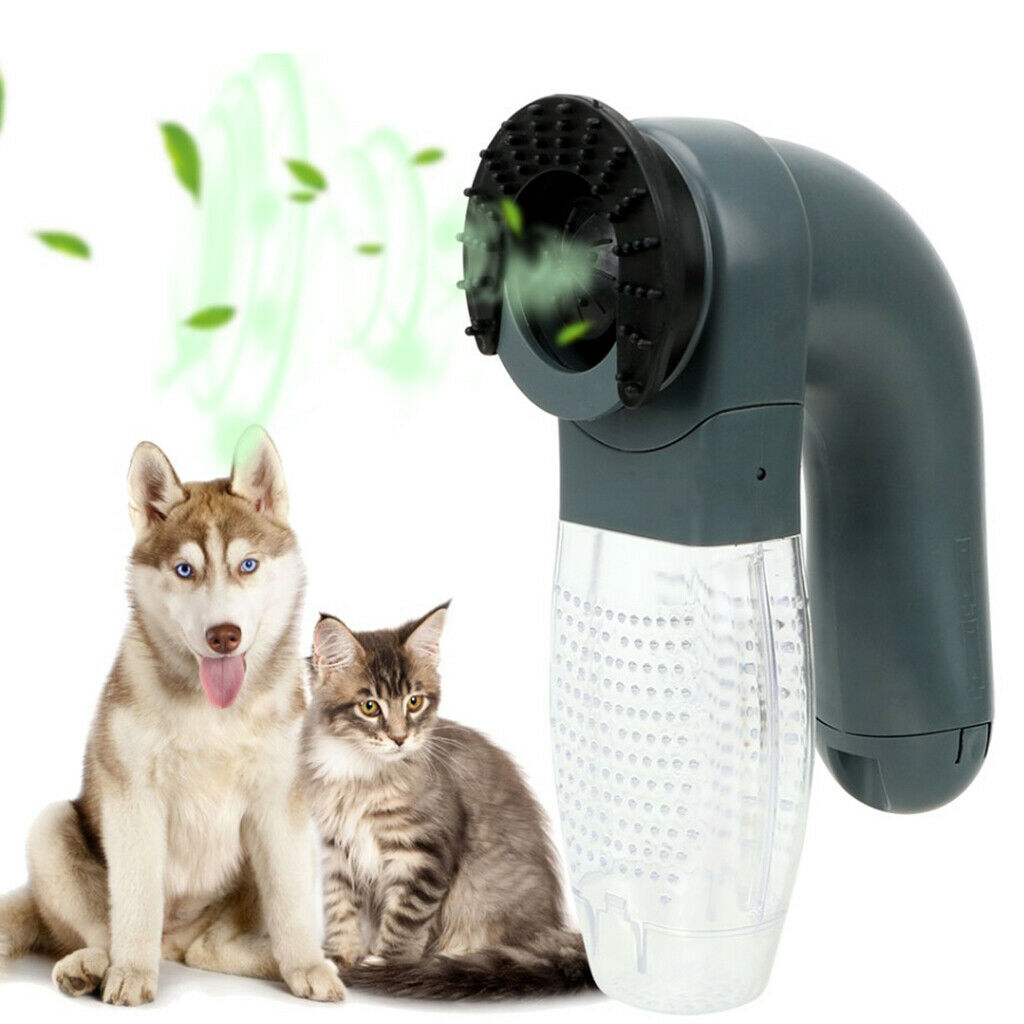 Electric Cat Dog Pet Comb Vacuum Fur Cleaner Hair Remover Cat Grooming Tools,