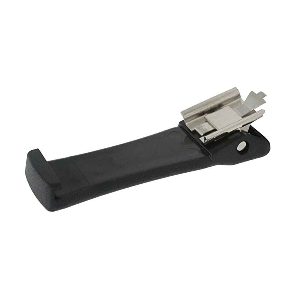5 Pieces Portable Radio Belt Clip (Schwraz)