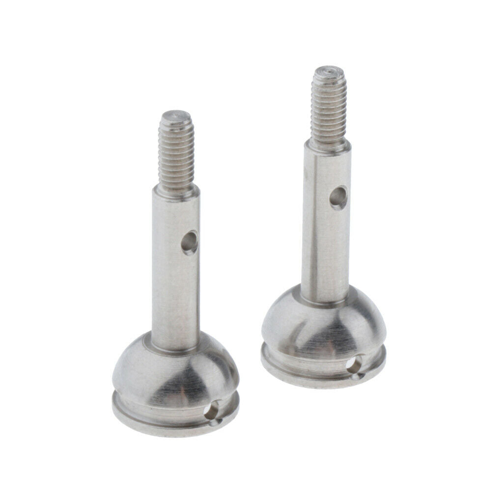 2 Pieces Metal RC Car Front Wheel Shaft Cup for 1/14 Wltoys 144001 Spare