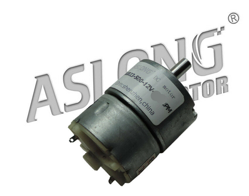 JGB33-500 DC 12V 20RPM Gear Motor Torque Electric Reduce Car Motor DIY