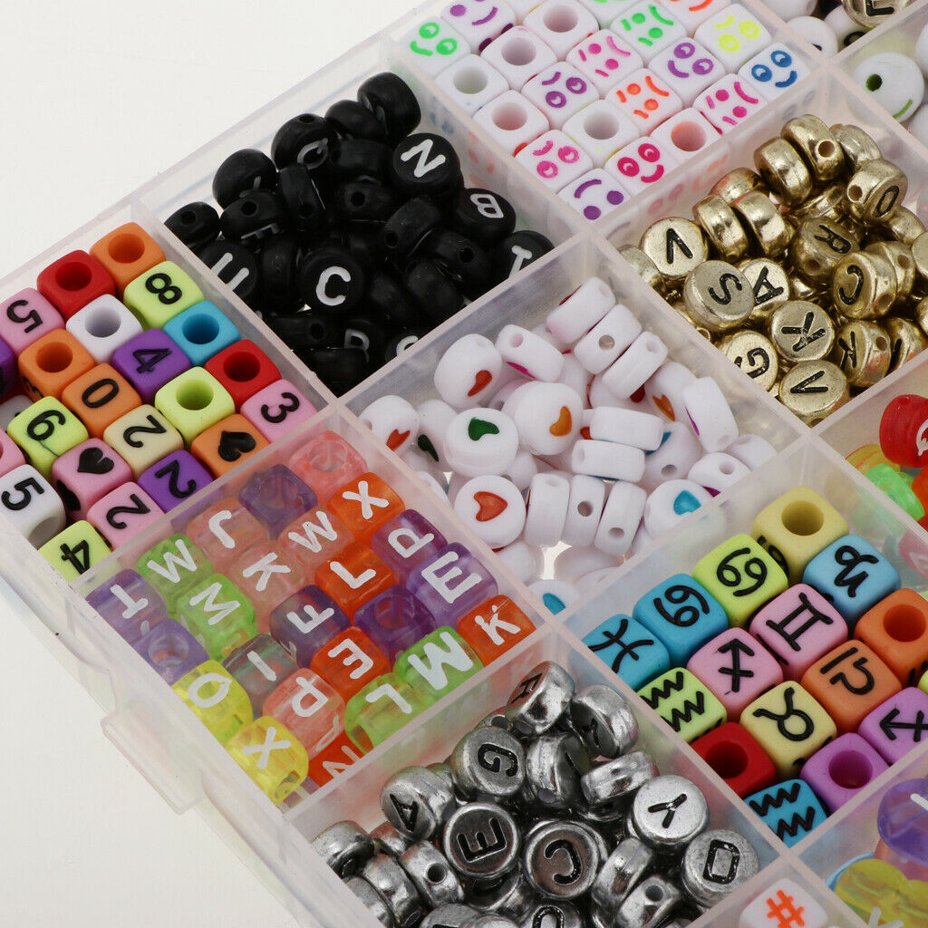 1650pcs DIY Beads Refill Beads 24 Shapes And Colors