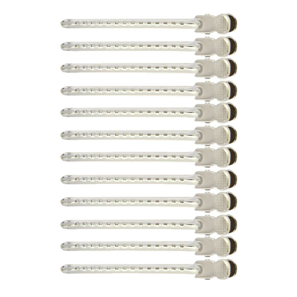 12x Sectioning Hair Styling Clips â€“ Hairdressing Salon Hair Grip for Cutting,