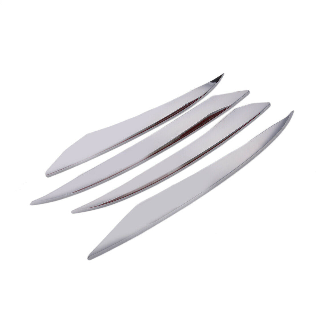 Front Bumper Grille Fog Light Trim Fit For Mercedes Benz E Class C238 Chrome