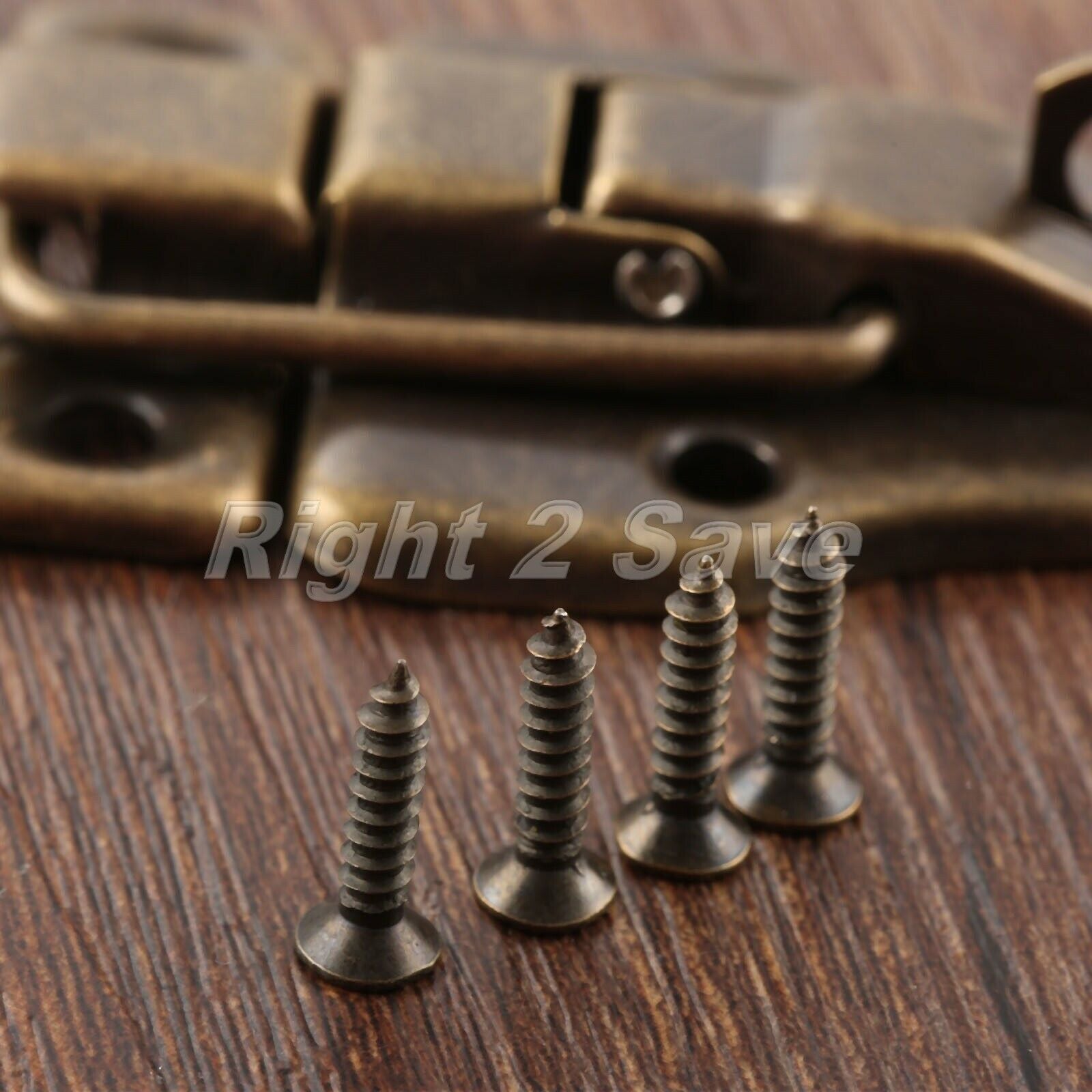 Durable Cabinet Hardware Jewelry Box Latch Hasps Chest Lock Toggle Catch 59*40mm