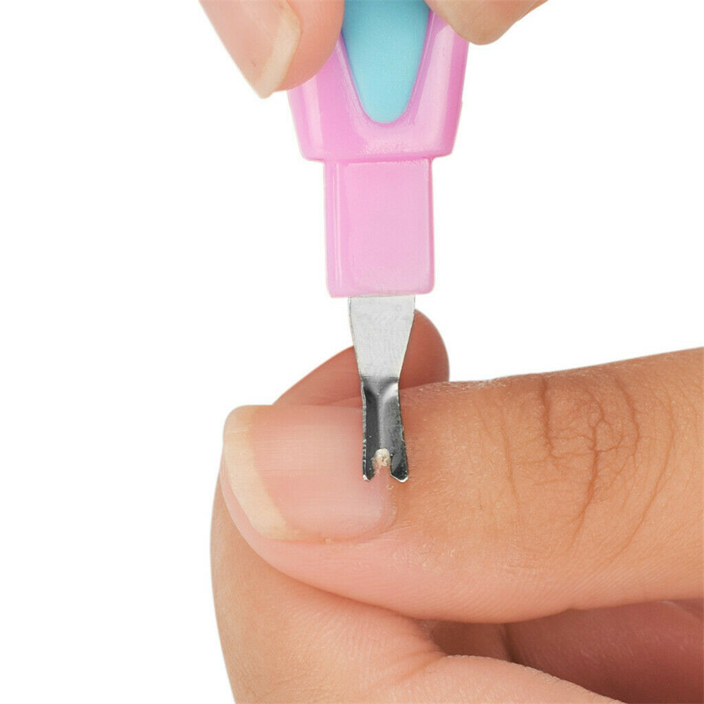 Dual Head Nail Buffer Cuticle pusher For Smooth Nails Professional Manicure