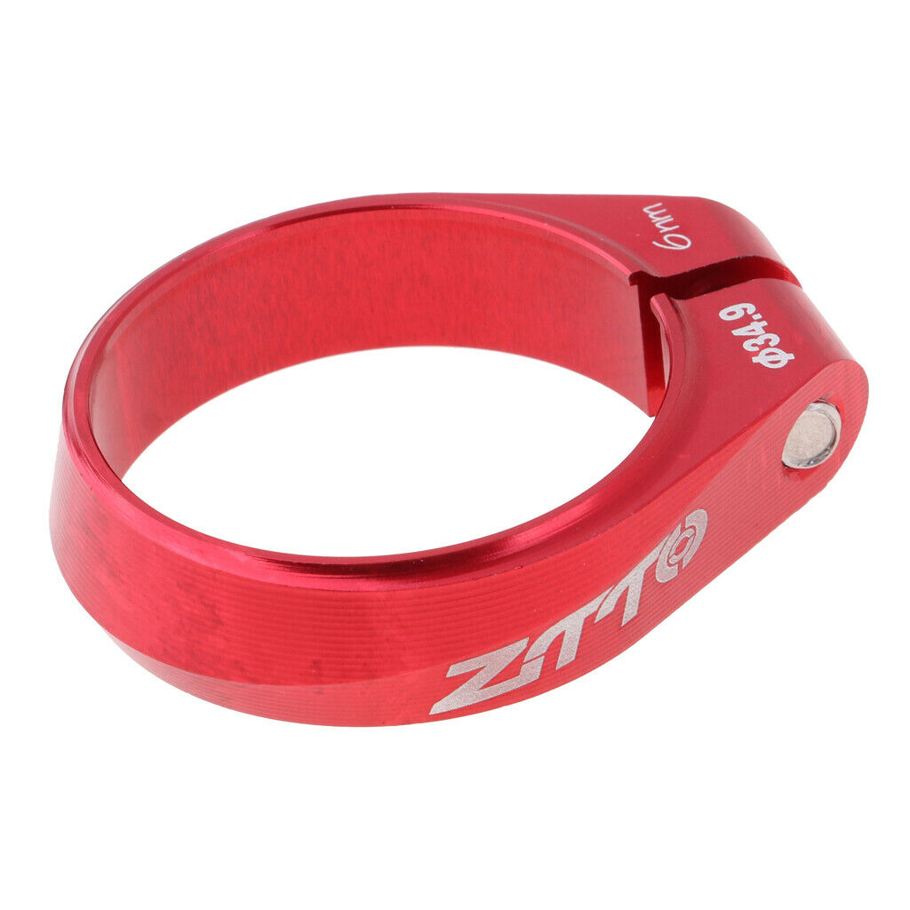 Bicycle Seat Post Clamp Tube Clip Quick Release Seats Post Holder Clip Red