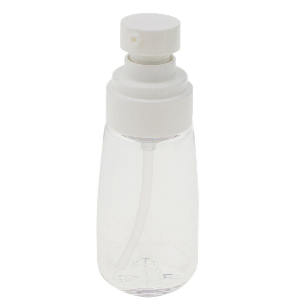 Plastic Refillable Empty Pump Bottles for Lotion Shampoo Travel Containers 60 ml