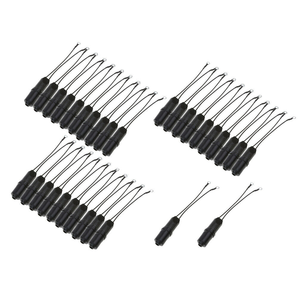 32 Packs Outdoor TV Antenna 300 To 75 Ohm Matching Trans-former Converter
