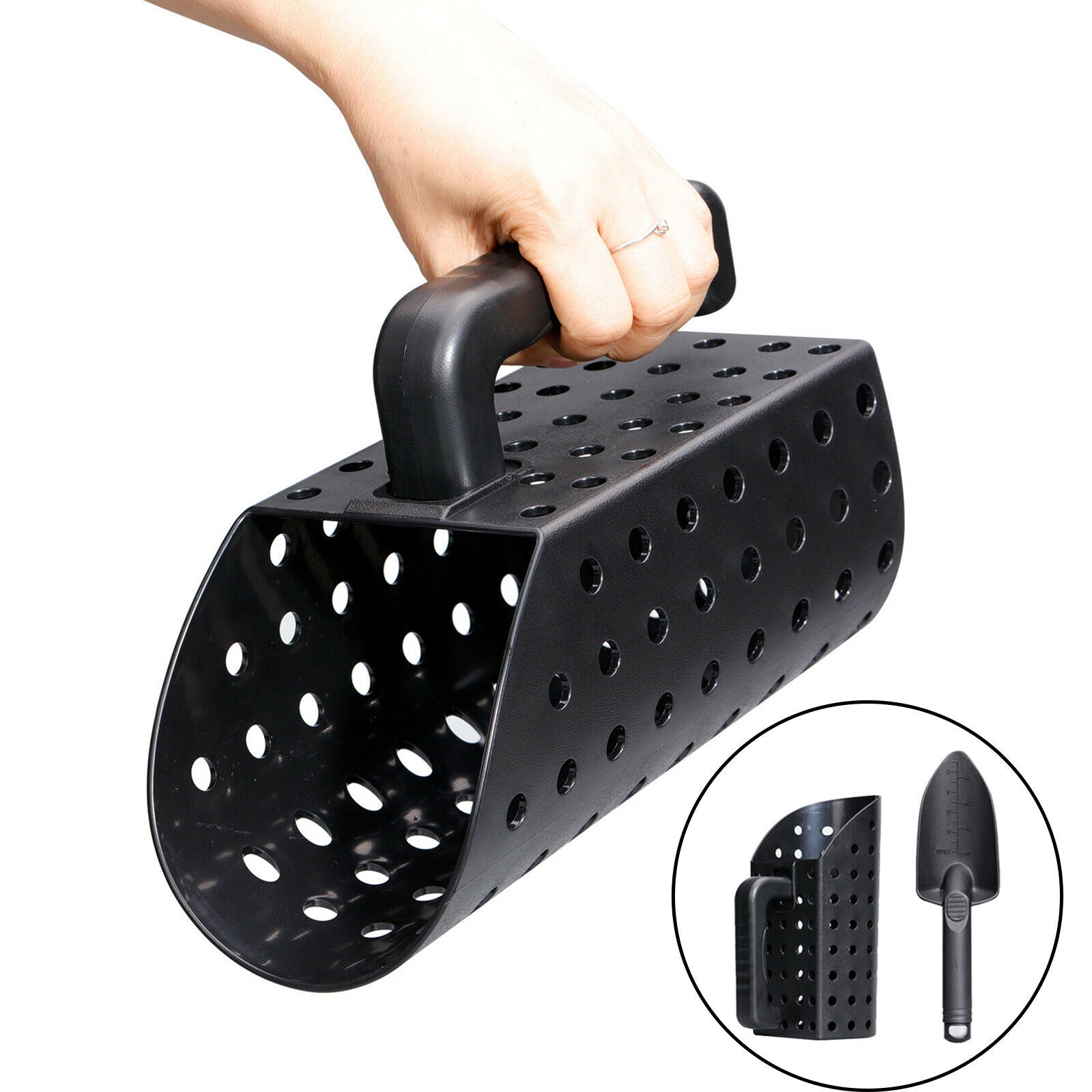 Sand Scoop Set Metal Detecting Treasure Hunting with Handle Lightweight