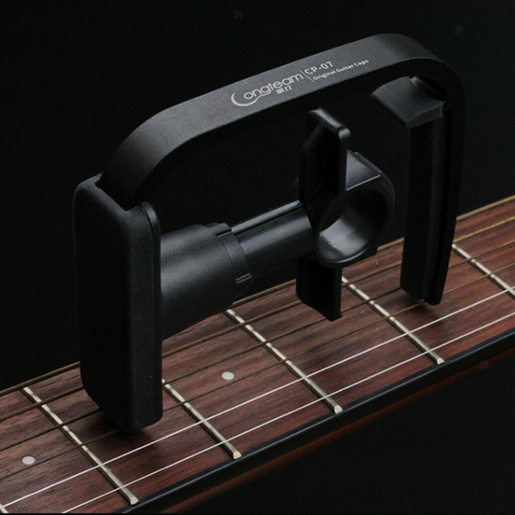 Aluminum Alloy Guitar Capo Clamp for 6 String Acoustic Electric Guitar Black