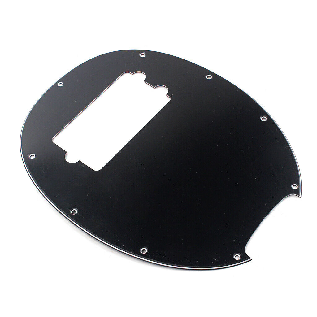 1x Plastic 3ply Pickguard Scratch Plate for Music Man 4 String Bass Parts