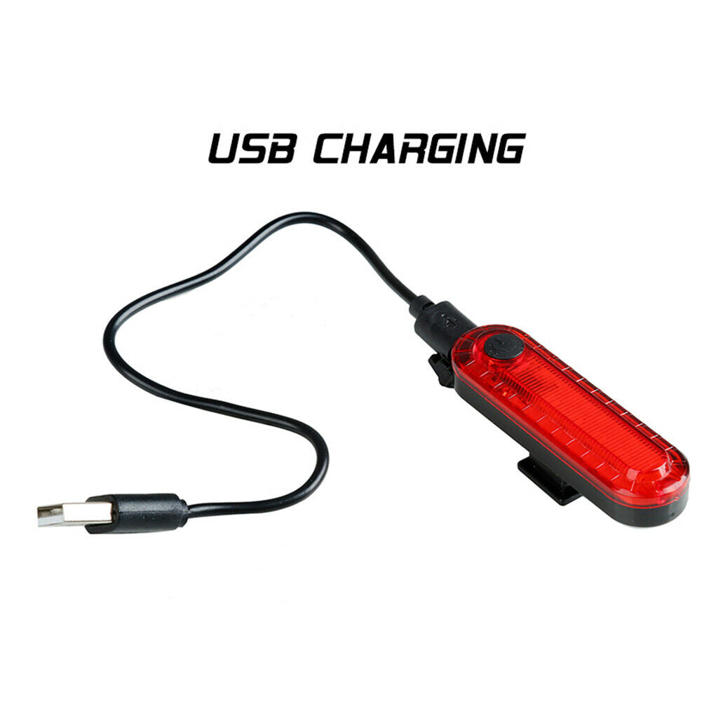 Set of 2 Portable Bike Flashlight Powerful Night Cycling Safety Alarm Torch