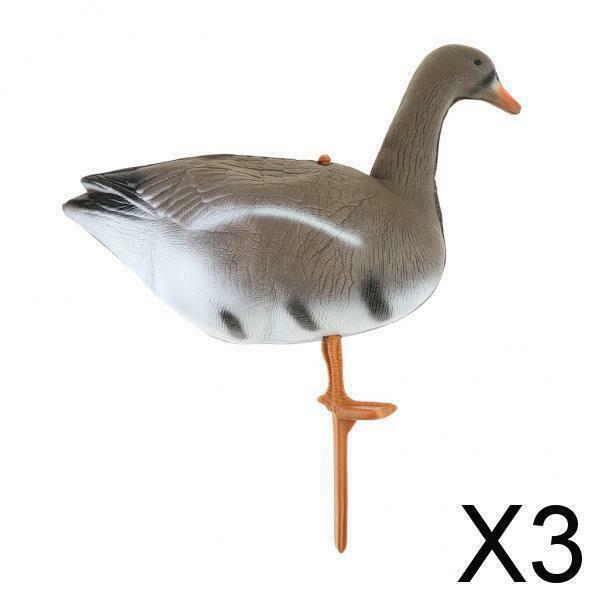 3X Realistic Goose Hunting Decoy Duck Target Turkey Decoys Garden Decor Type D