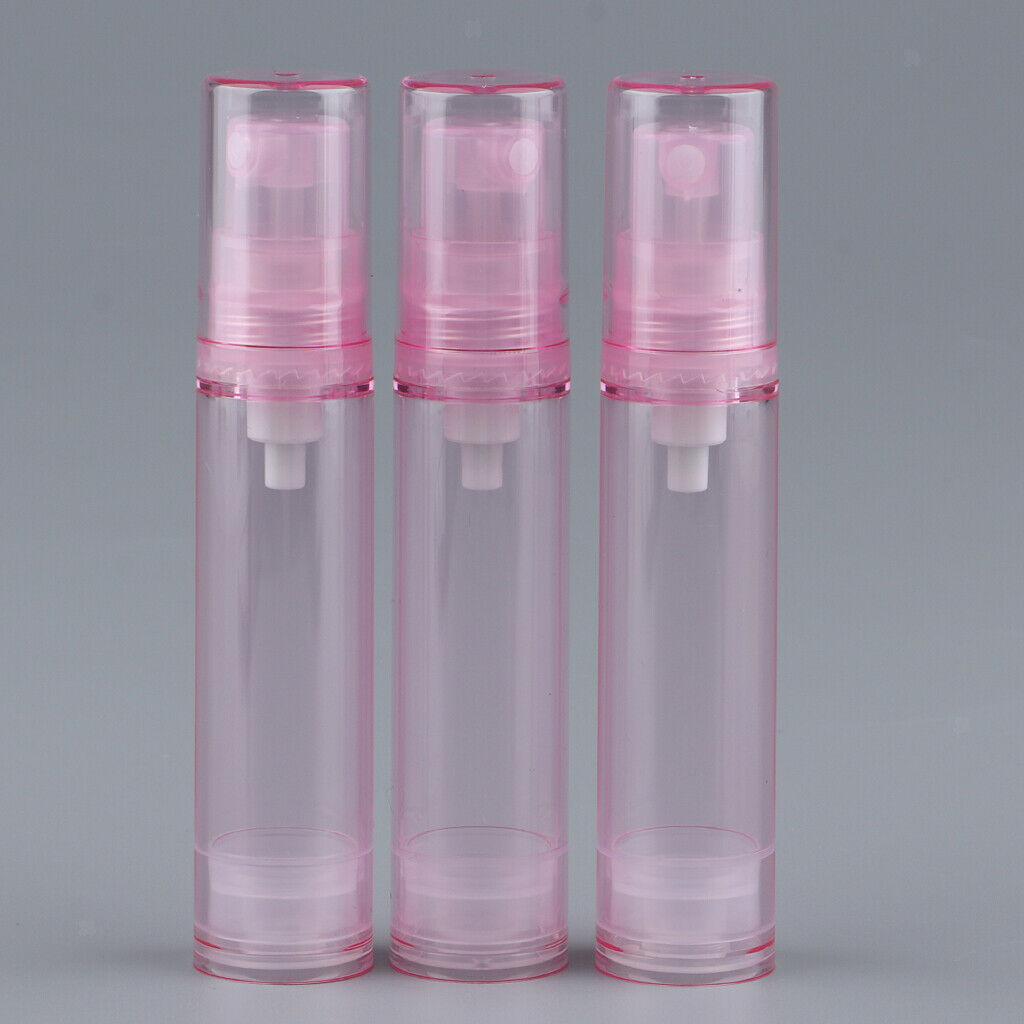 Clear Empty Spray Bottle Refillable Fine Mist - Pink, 10ml