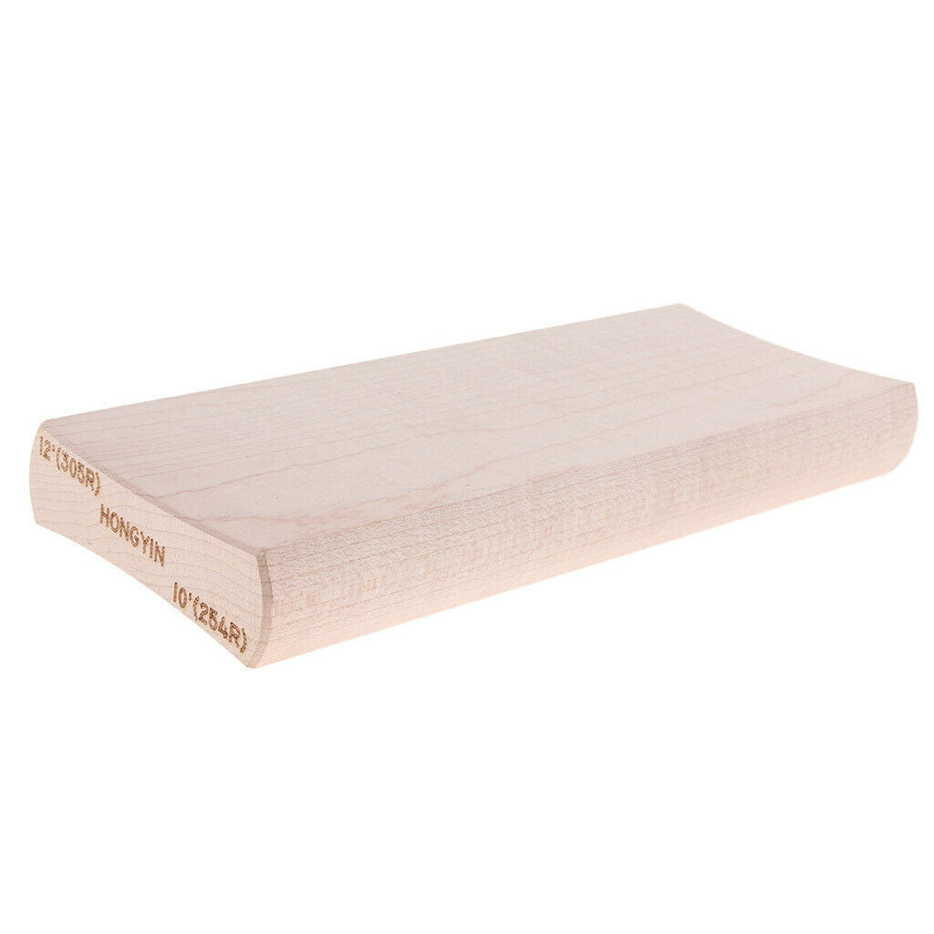 Set of 3 Wooden Radius Sanding Block for Guitar Bass Luthier Tool Parts