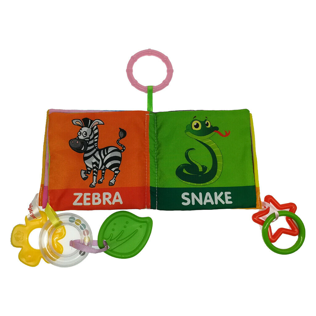 Toddler baby fabric book Feeling book Knisterbuch Toys for early learning e