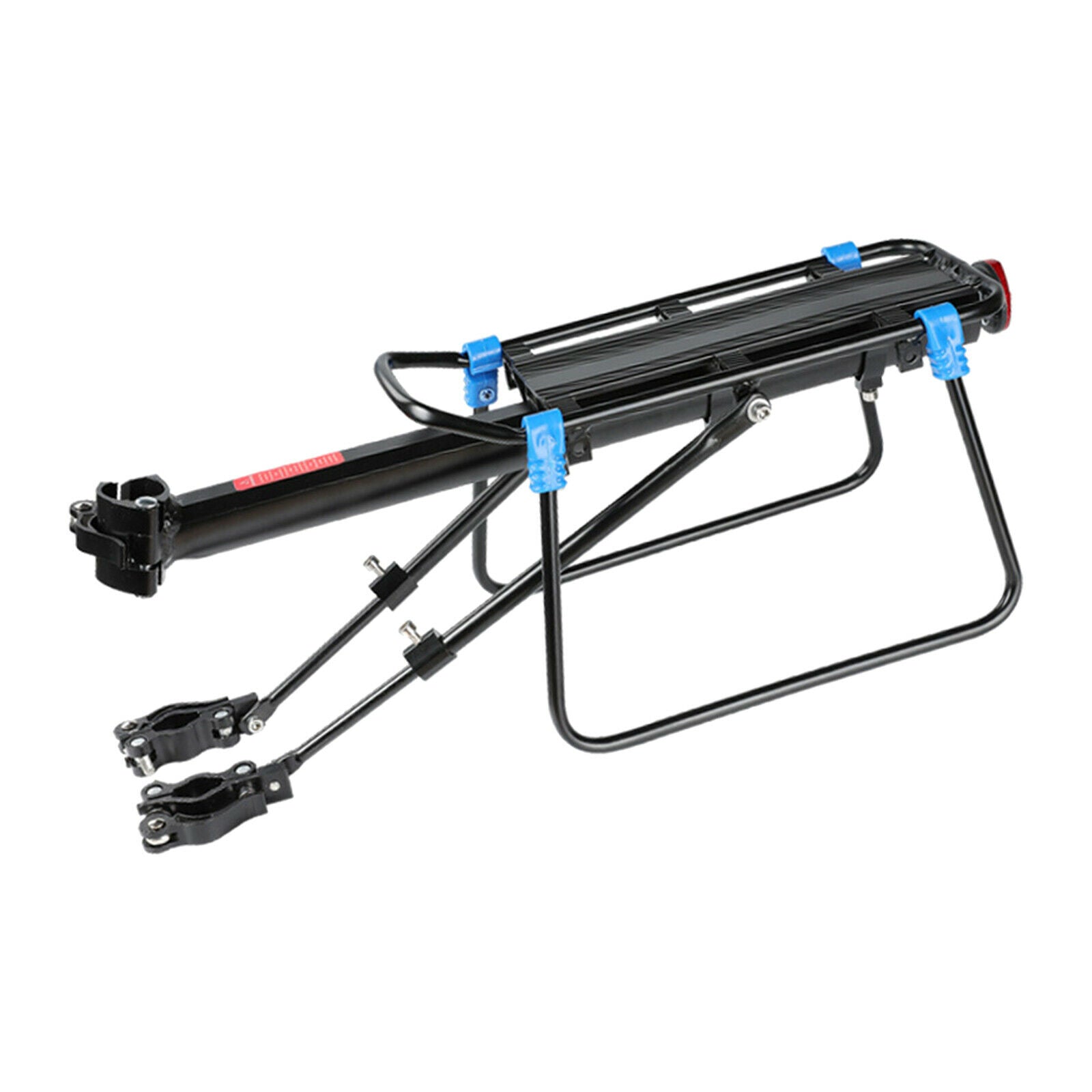 Alloy Bicycle Rear Pannier Carrier Cargo Luggage Rack Bikes With Taillight