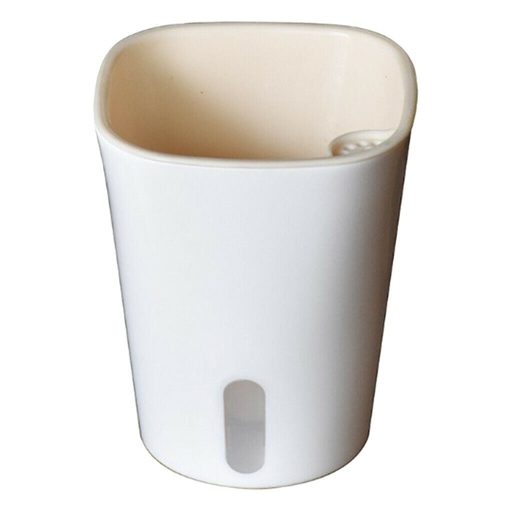Set of 2 Self Watering Planter Large Planter Gardening Flowers Pots White