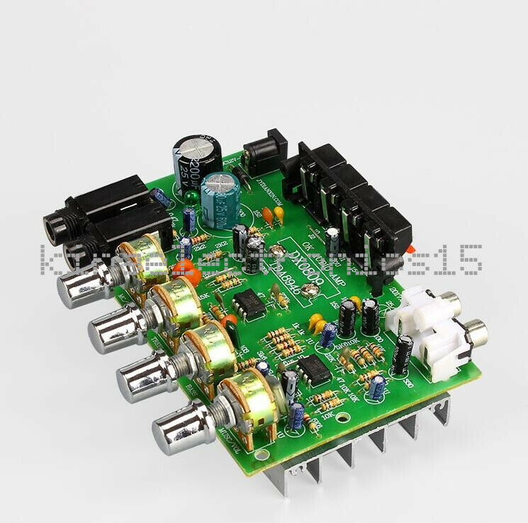 Stereo Audio Amplifier Board 40W+40W Digital microphone amplifier Tone Control K