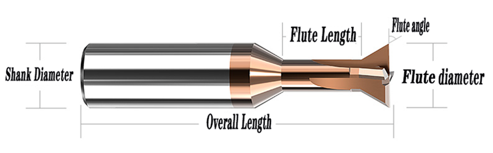55°Carbide Tungsten Steel Swallowtail Milling Cutter 60° Chamfering 8*49*8*8.9x1
