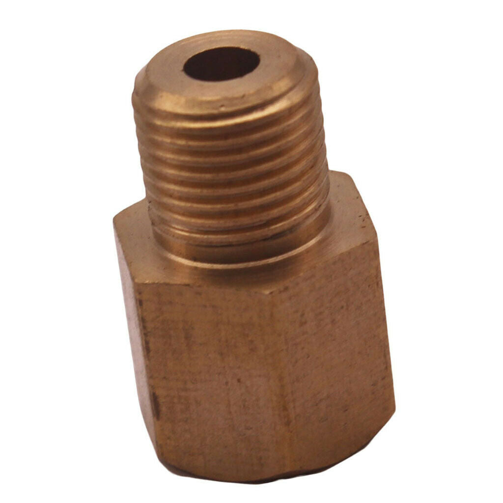 Brass pipe connection adapter 1/8 "Male NPT X 1/8" Female NPT