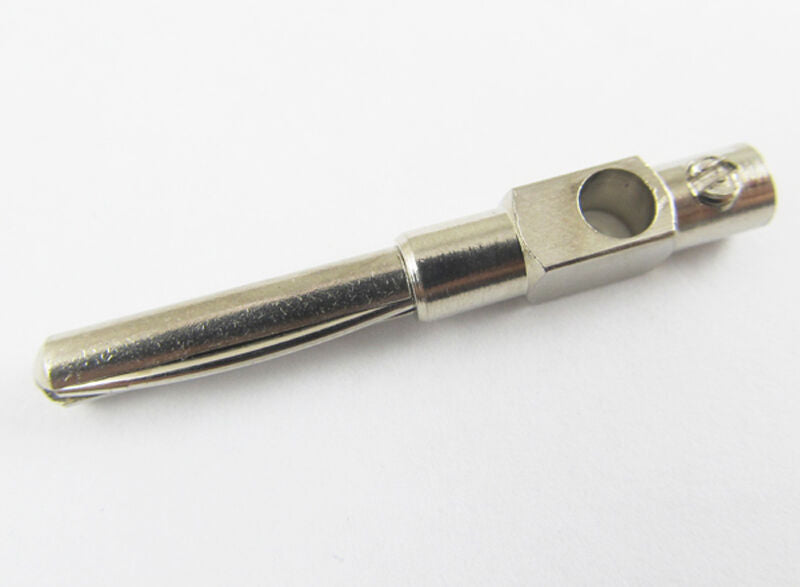 50pair High Quality 4mm Banana Plug Test Adapter Nickel Plated Brass Free Solder