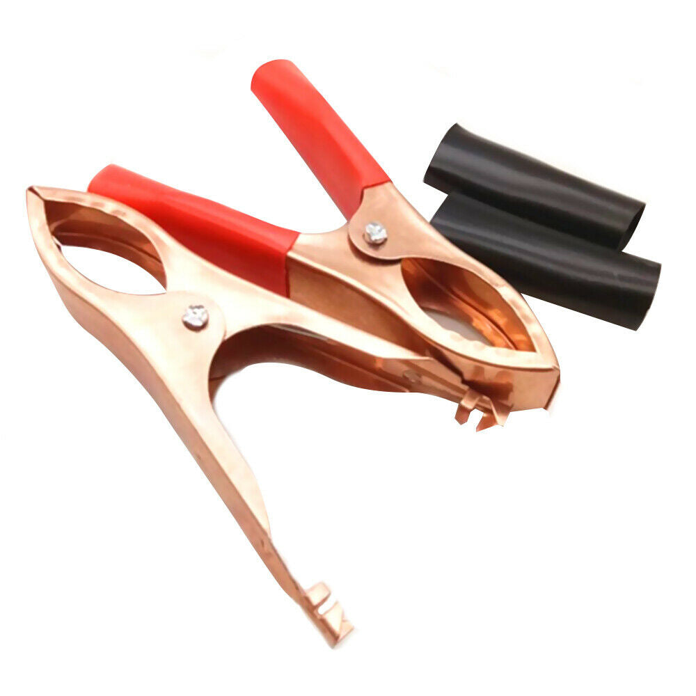 10PCS 30A Car Battery Clip Polishing Electroplating Copper Cables Alligator Clip